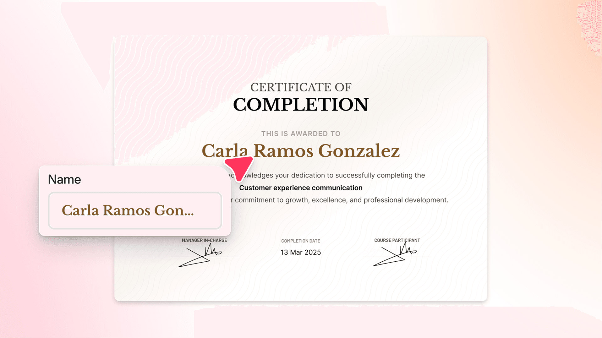 Crea certificados de formación desde Factorial